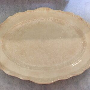 Antique Oval Serving Platter